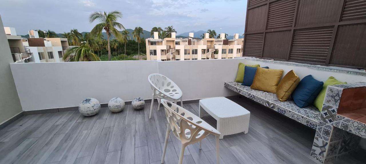 Penthouse Con Roof Garden, Experiencia Sin Igual. Apartment Manzanillo Exterior photo
